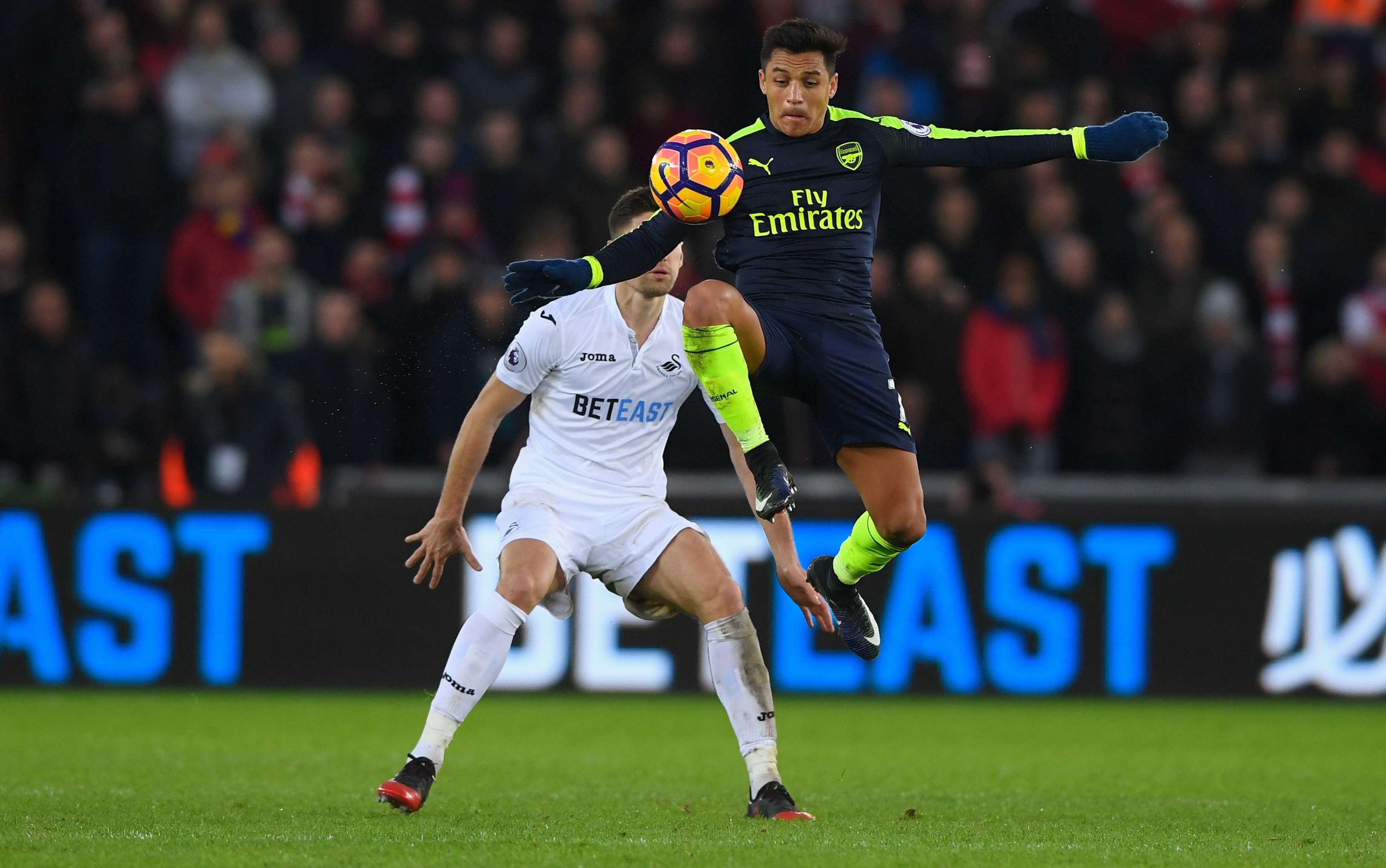 Tran Swansea vs Arsenal anh 1