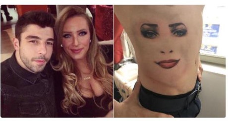 Cầu thủ xăm hình vợ lên mạn sườn ảnh 1 Cau thu xam hinh vo len man suon anh 1