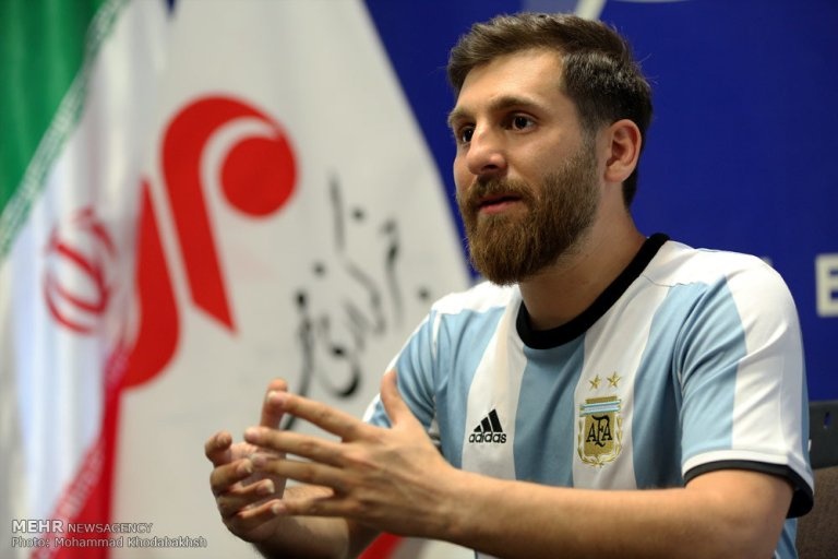 Bản sao Messi ở Iran ảnh 1 Ban sao Messi o Iran anh 1