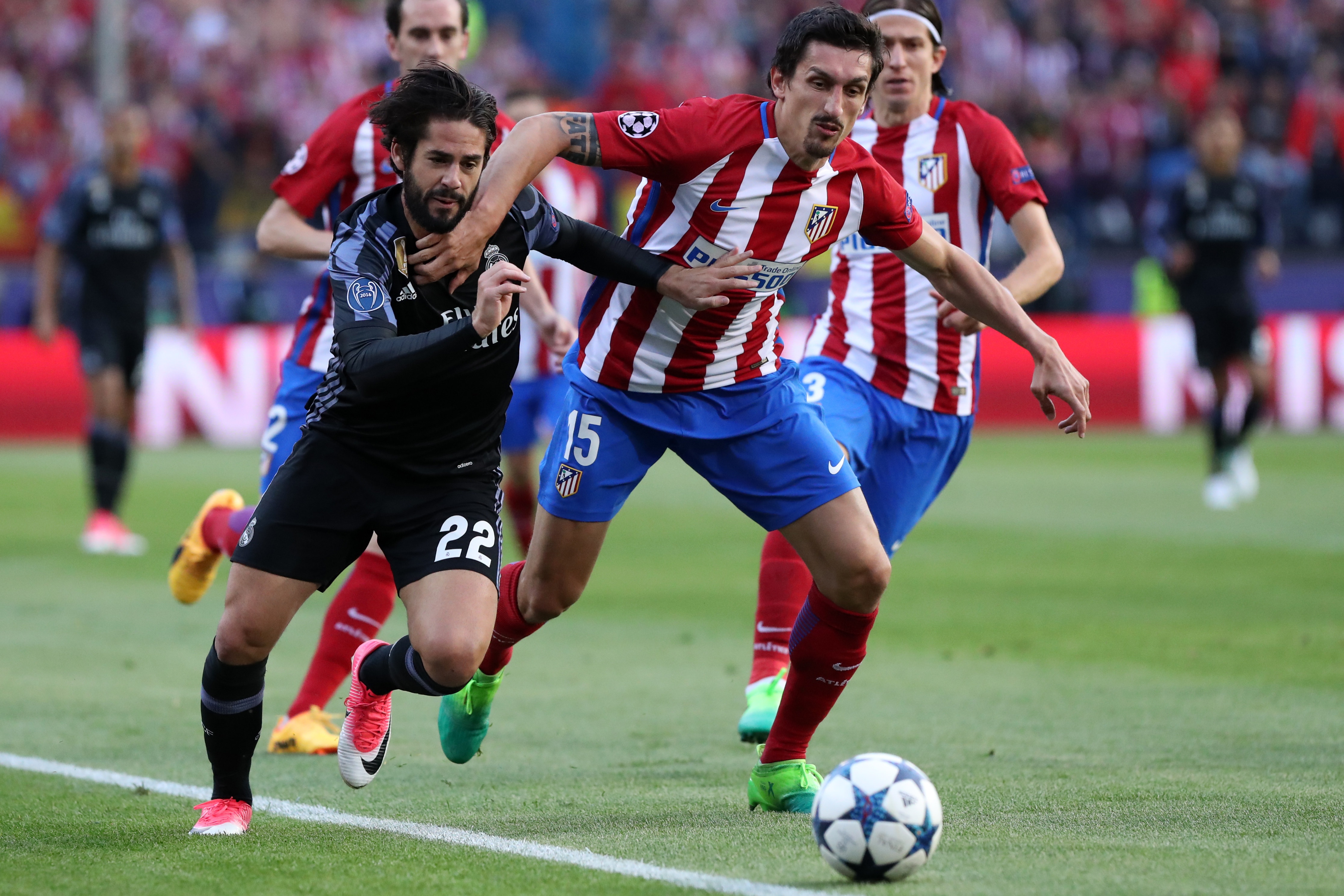 Tran Atletico Madrid vs Real Madrid anh 9
