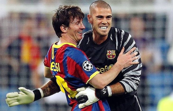 Messi khong du dam cuoi cua dong doi cu Valdes hinh anh