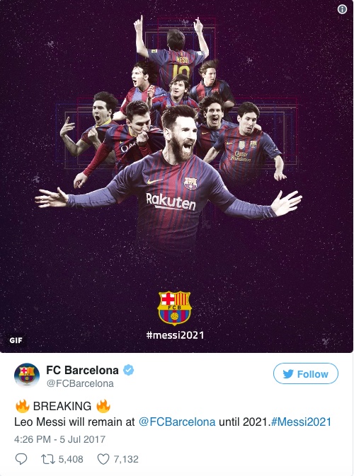 Messi gia hạn hợp đồng ảnh 1 Messi gia han hop dong anh 1