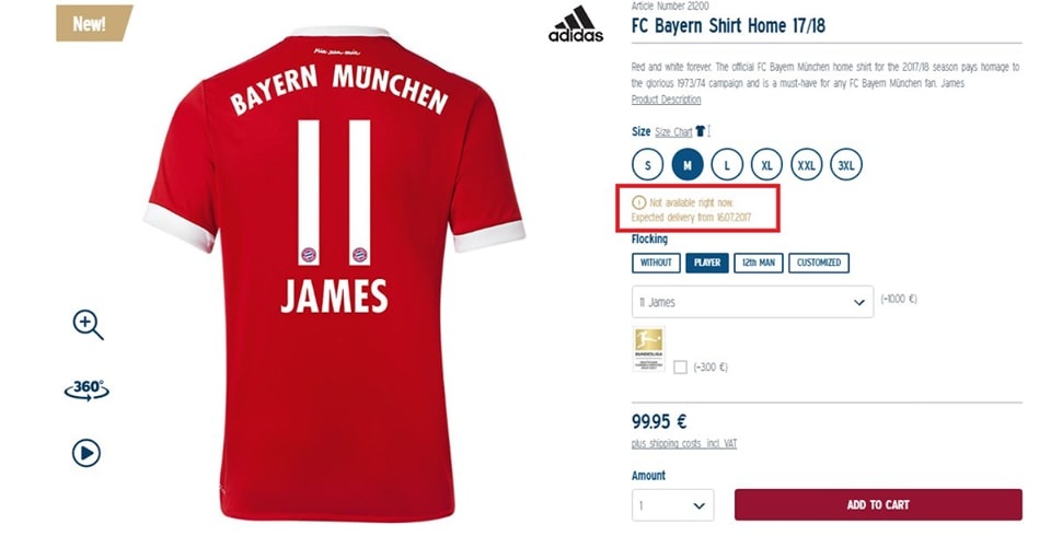 ao cua James Rodriguez anh 1