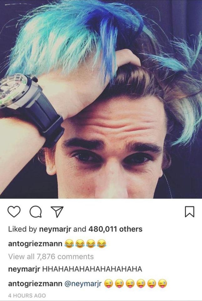 Griezmann đổi kiểu tóc ảnh 13 Griezmann doi kieu toc anh 13