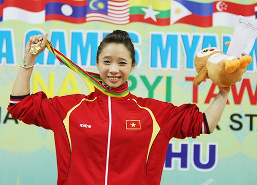Duong Thuy Vi: Co gai vang cua wushu Viet Nam hinh anh