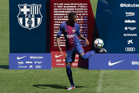 Dembele ra mat Barca anh 8