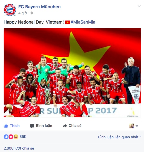 cac doi bong chuc mung Quoc khanh Viet Nam anh 4