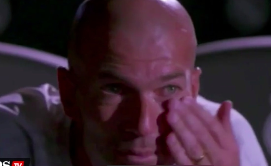 Zidane khóc ảnh 1 Zidane khoc anh 1