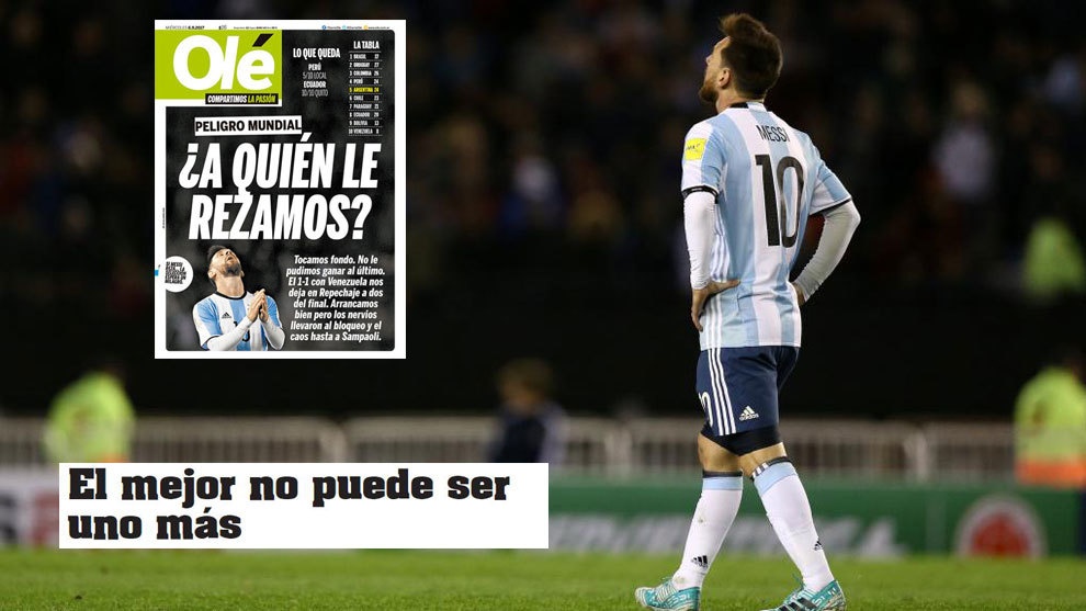 báo chí Argentina trút giận lên đầu Messi ảnh 1 bao chi Argentina trut gian len dau Messi anh 1