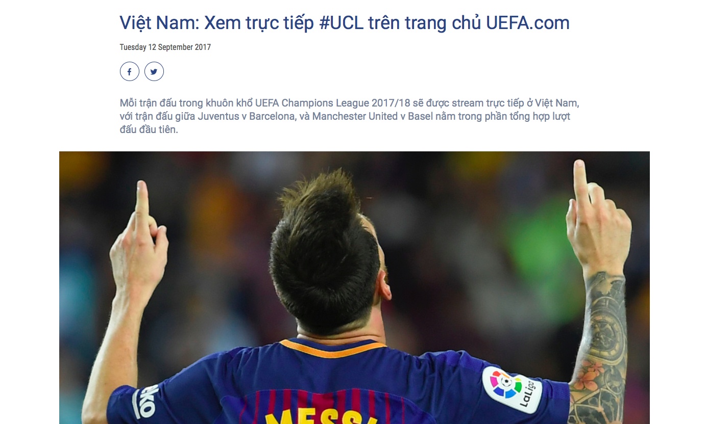 NHM Viet Nam duoc xem truc tiep Champions League tren website UEFA hinh anh