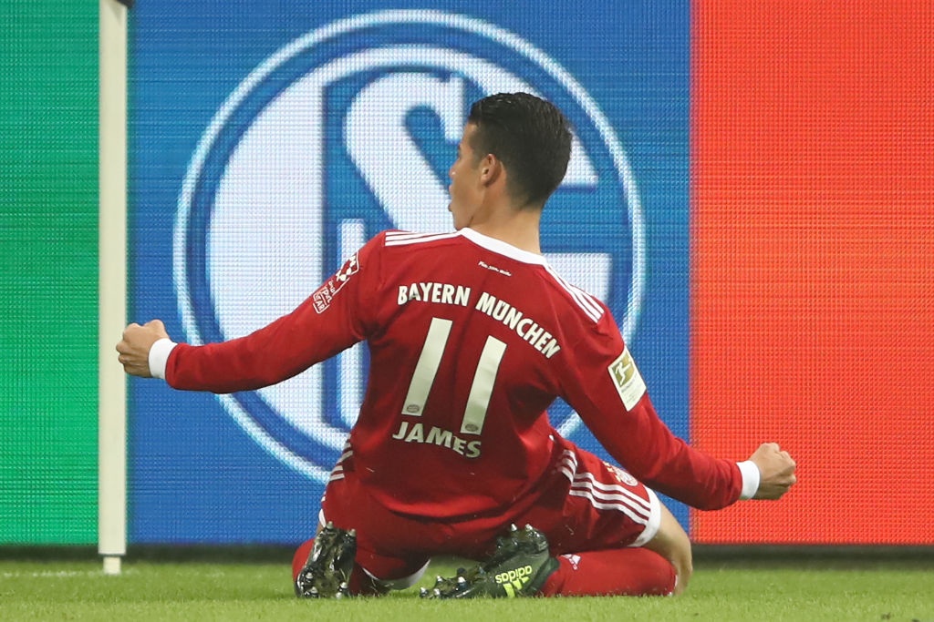 James Rodriguez ghi ban dau tien trong mau ao Bayern hinh anh