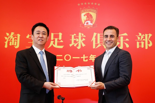 Cannavaro dan dat doi vo dich Trung Quoc 7 lan lien tiep hinh anh