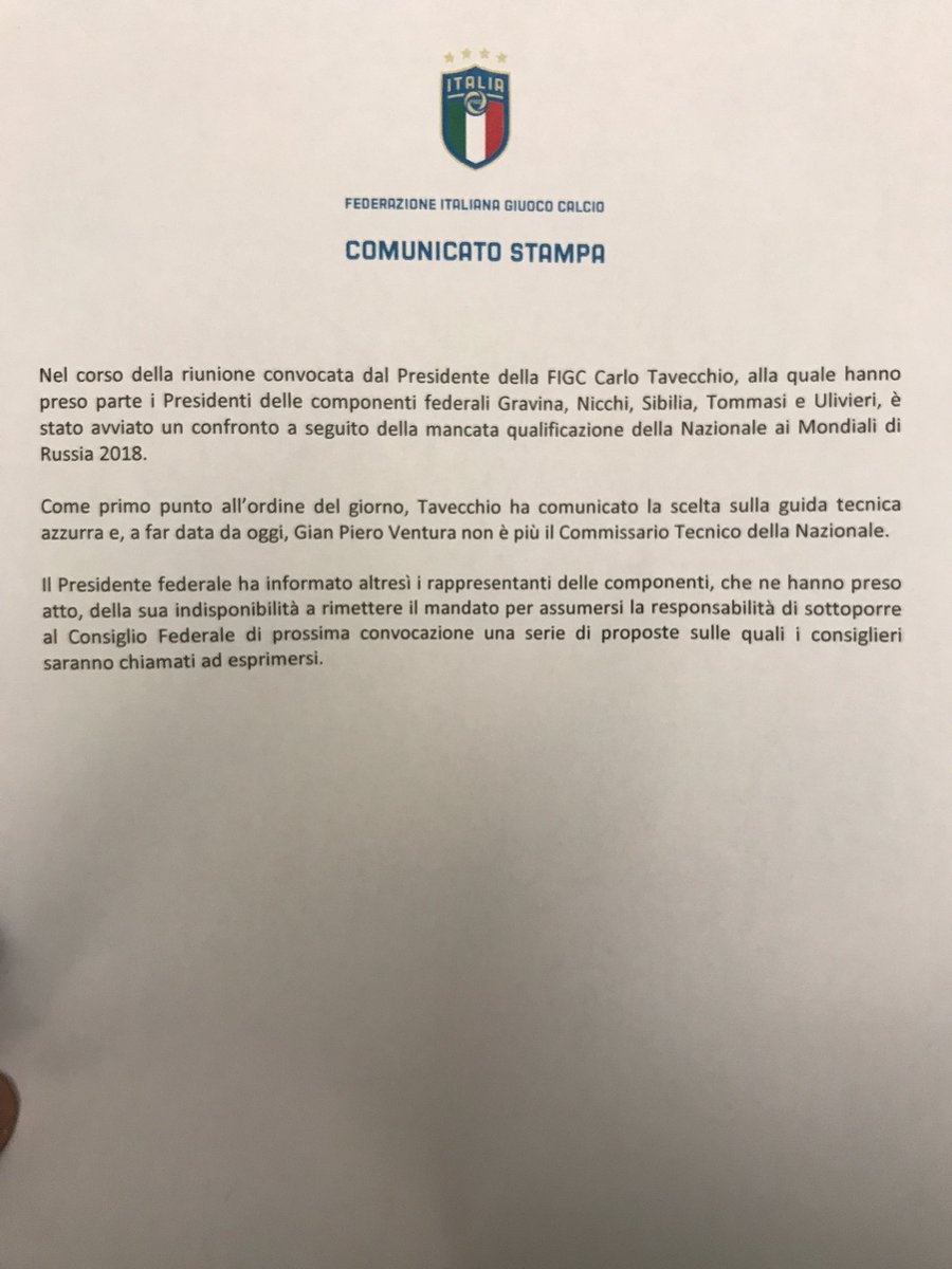 Italy sa thải Ventura ảnh 1 Italy sa thai Ventura anh 1