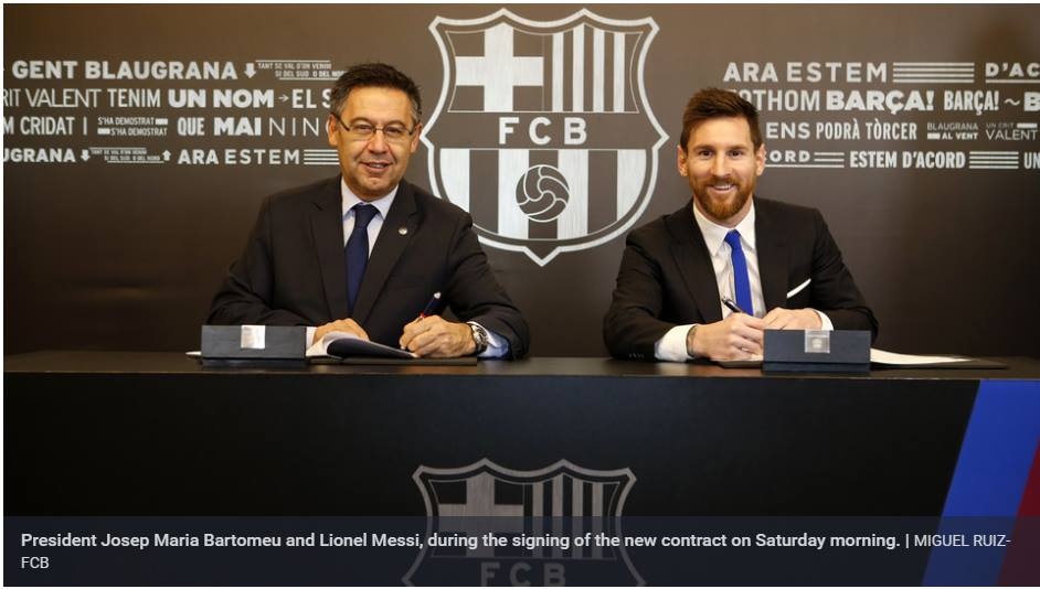 Messi gia han hop dong voi Barca anh 3