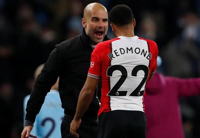 Guardiola phi vao san, quat thang mat cau thu Southampton hinh anh