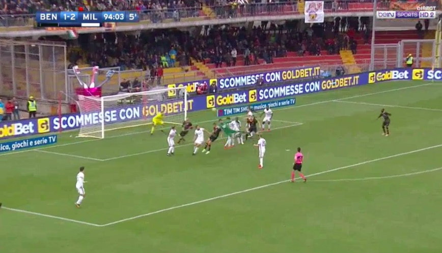 Highlights Benevento 2-2 AC Milan hinh anh
