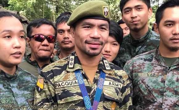 Huyen thoai Pacquiao duoc phong ham dai ta quan doi hinh anh