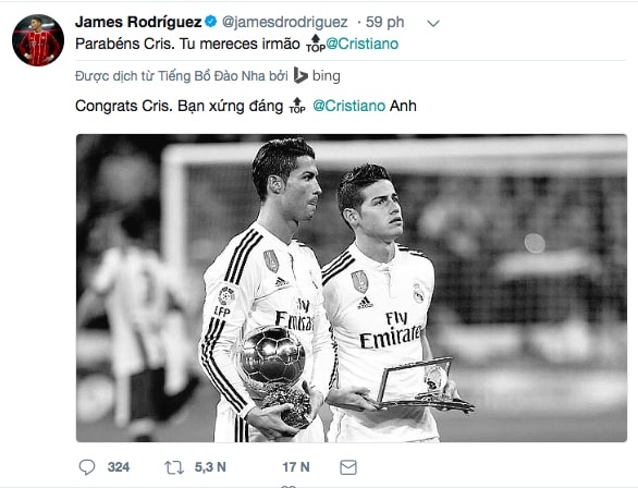 Ronaldo gianh qua bong vang 2017 anh 8