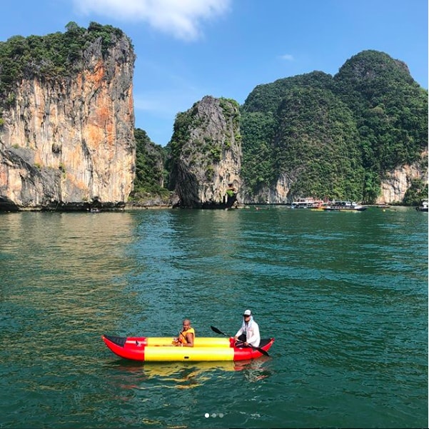 Mayweather di du lich anh 4