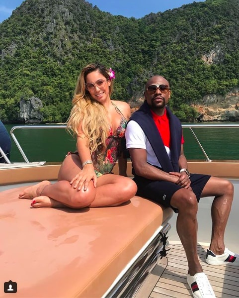 Mayweather di du lich anh 1