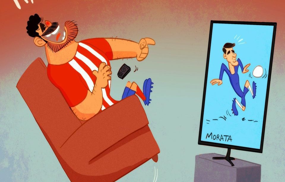 Biem hoa Diego Costa cuoi nhao chan go Morata hinh anh