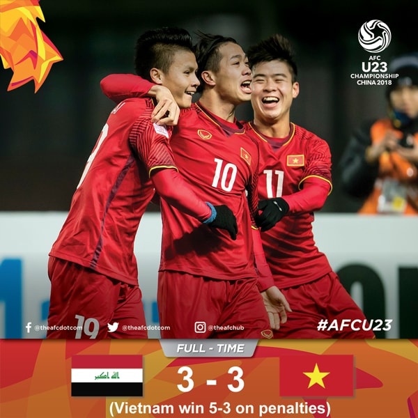 trận U23 Việt Nam vs U23 Iraq ảnh 1 tran U23 Viet Nam vs U23 Iraq anh 1