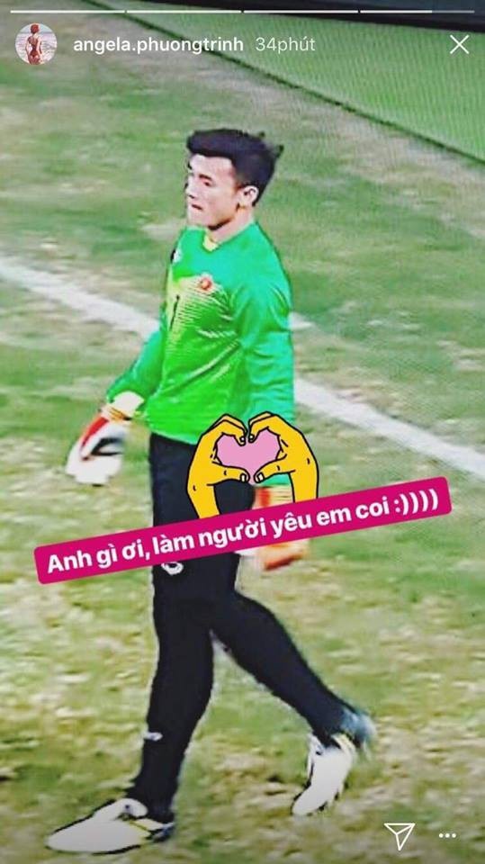 Angela Phương Trinh tỏ tình với Bùi Tiến Dũng ảnh 2 Angela Phuong Trinh to tinh voi Bui Tien Dung anh 2