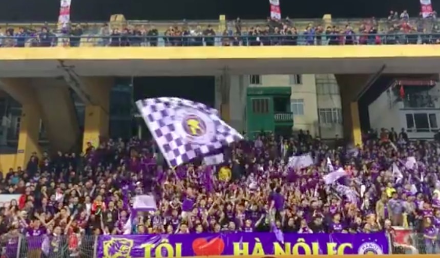 CDV Ha Noi co vu cuong nhiet va lich su o tran thang Hai Phong hinh anh