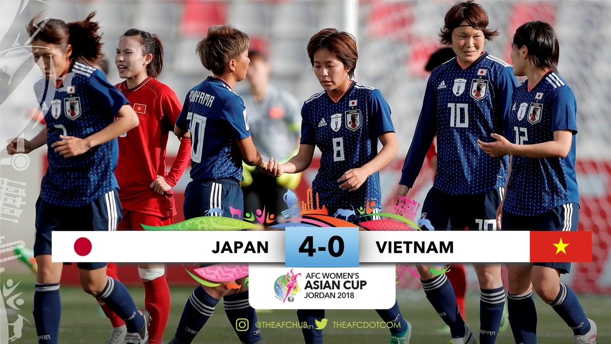 DT nu Viet Nam thua dam 0-4 o tran ra quan Asian Cup hinh anh