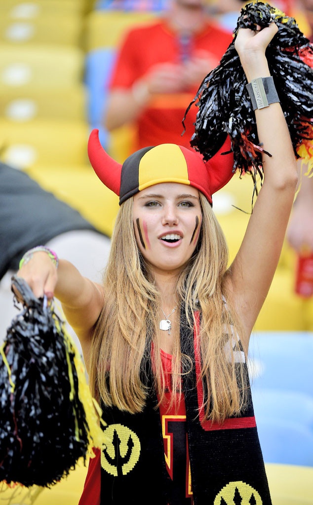 cô gái Bỉ nổi tiếng World Cup 2014 ảnh 2 co gai Bi noi tieng World Cup 2014 anh 2