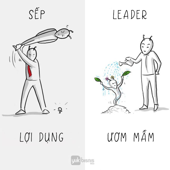 sự khác nhau giữa sếp và leader ảnh 6 su khac nhau giua sep va leader anh 6