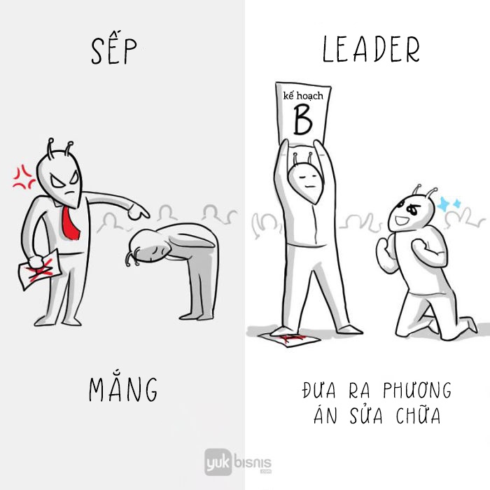 sự khác nhau giữa sếp và leader ảnh 8 su khac nhau giua sep va leader anh 8