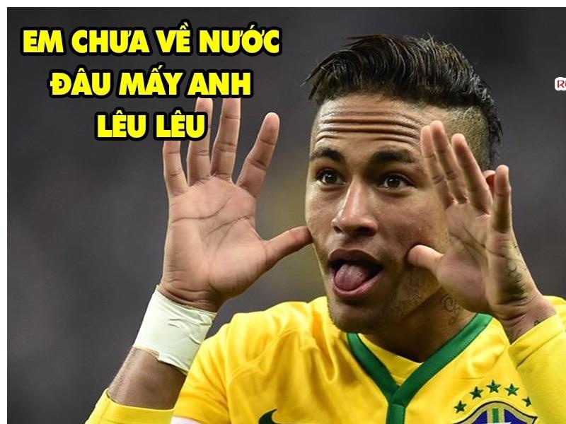 Anh che Neymar vui mung khi khong ra san bay cung Messi, Ronaldo hinh anh