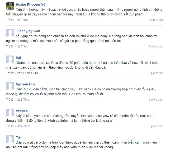 nhóm bạn bị ném đá vì quay video vu oan ảnh 2 nhom ban bi nem da vi quay video vu oan anh 2