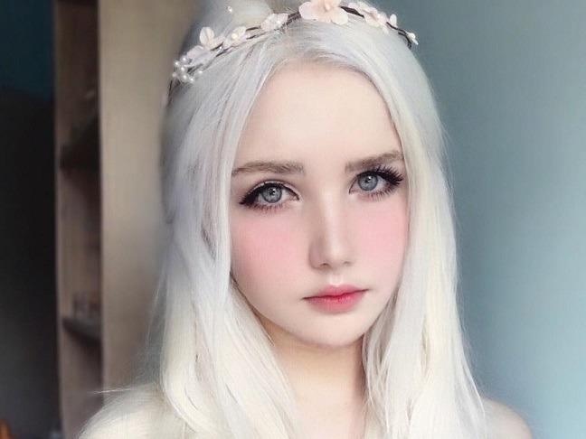 Nhan sac dep nhu bup be cua Icy Tenshi hinh anh