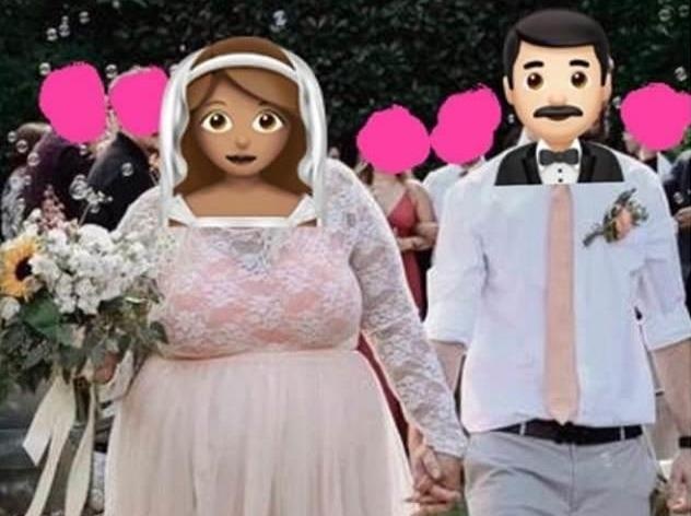 Chu re bi 'nem da' vi mac quan ngan, di sneakers trong dam cuoi hinh anh