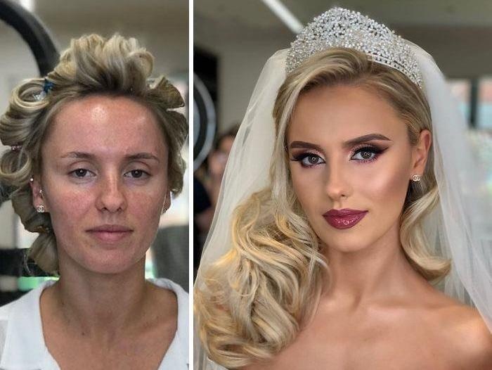 Loat anh 'gay soc' chung minh suc manh to lon cua trang diem co dau hinh anh