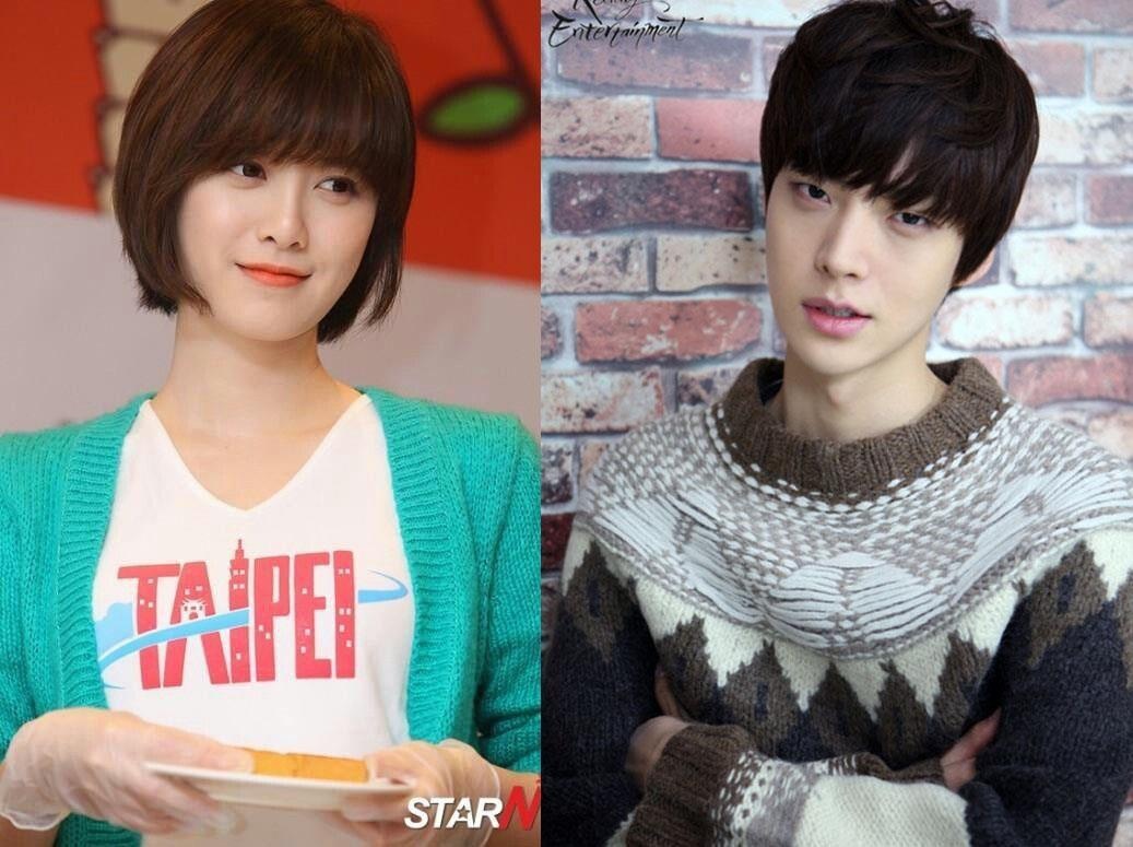 Phong cach thoi trang cua vo chong Goo Hye Sun thuo moi vao nghe hinh anh