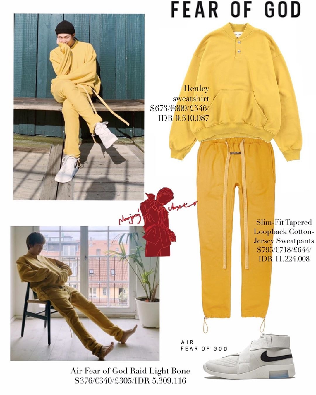 thời trang thường ngày của trưởng nhóm BTS ảnh 2 thoi trang thuong ngay cua truong nhom BTS anh 2