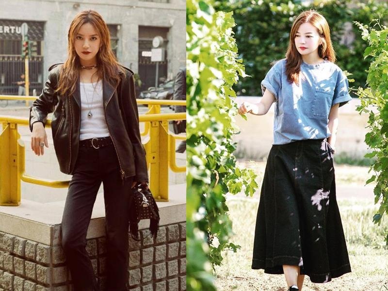 Trieu Vy co gu thoi trang hack tuoi, tre trung nhu nu sinh trung hoc hinh anh