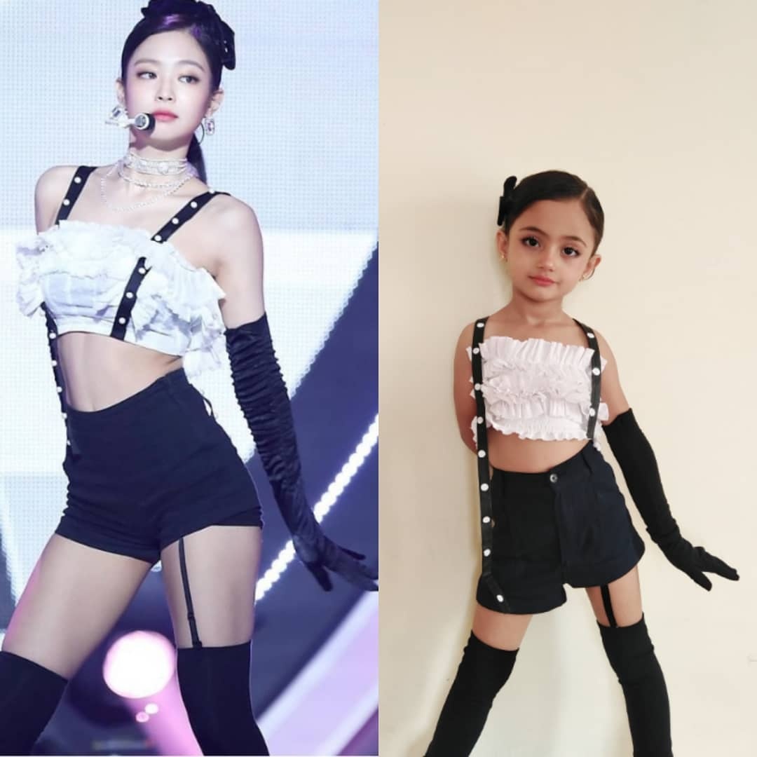 co be mac giong BlackPink anh 1