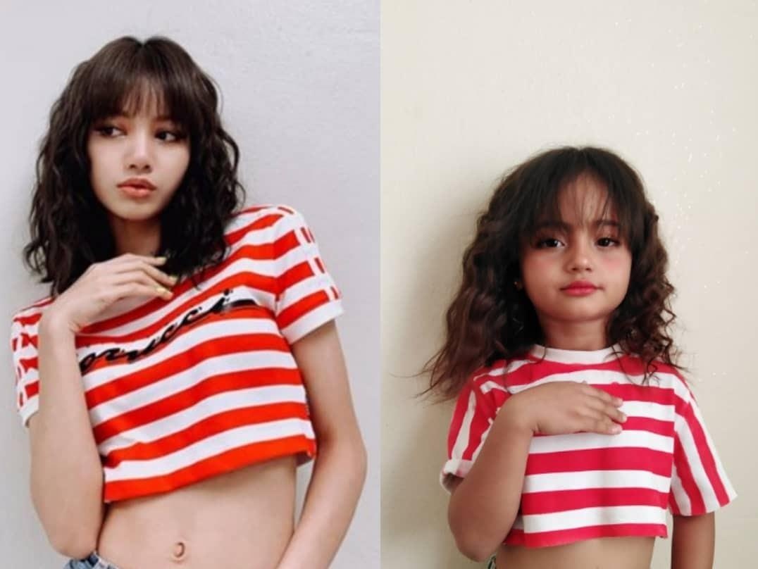 Be gai 6 tuoi noi tieng nho mac do sexy giong BlackPink hinh anh