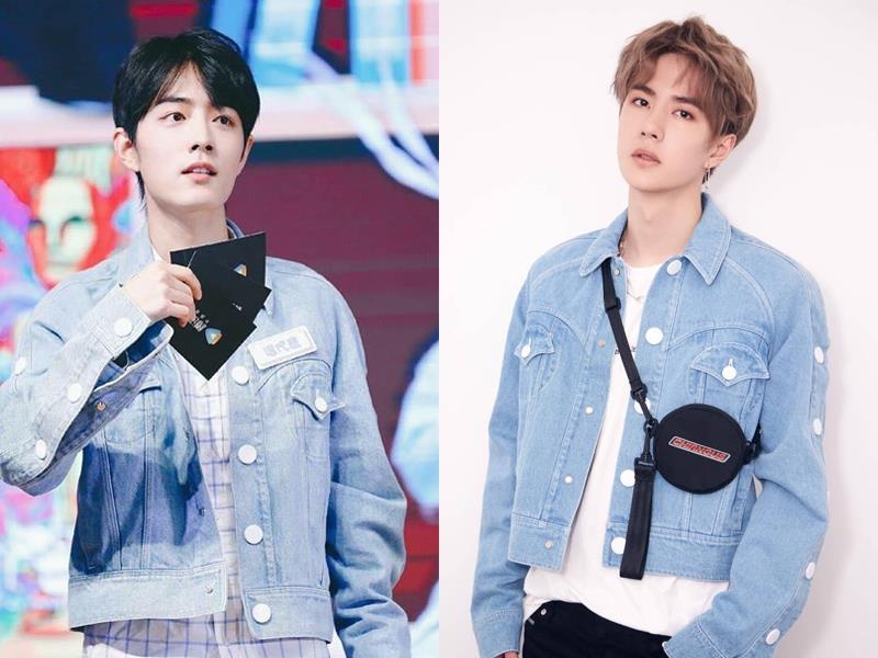 Fan phat hien Tieu Chien va Vuong Nhat Bac nhieu lan mac dung hang hinh anh