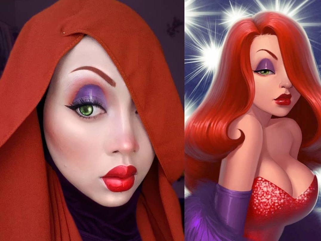 Co gai noi tieng nho hoa trang giong het cac nhan vat hoat hinh hinh anh