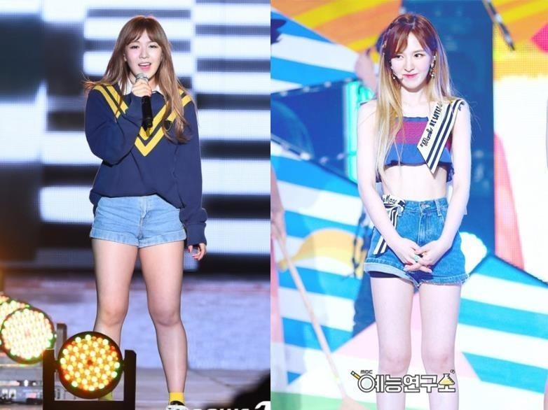 Red Velvet chi uong nuoc bi ngo, nhay day 10.000 lan de giam can hinh anh