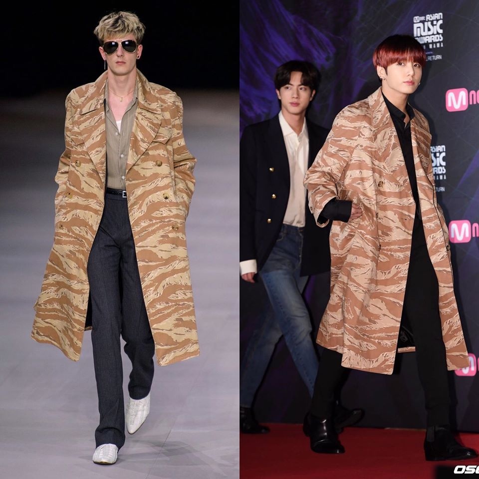 BTS mac hang hieu o MAMA 2019 anh 8