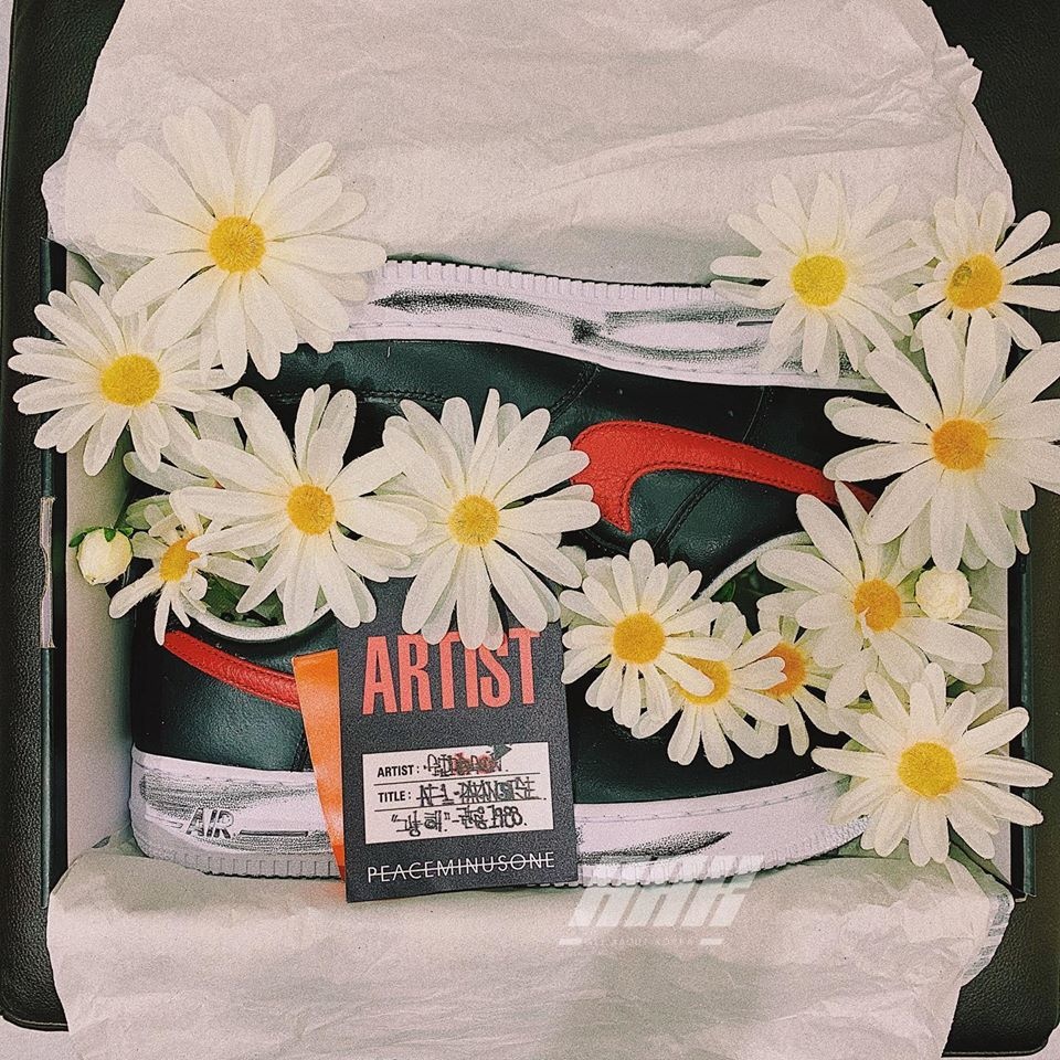 Nike Air Force 1 x PEACEMINUSONE co gia bao nhieu anh 8