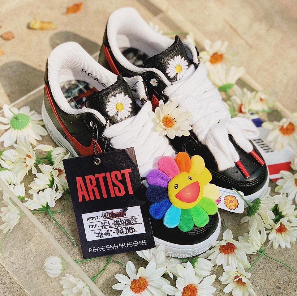 Nike Air Force 1 x PEACEMINUSONE co gia bao nhieu anh 7