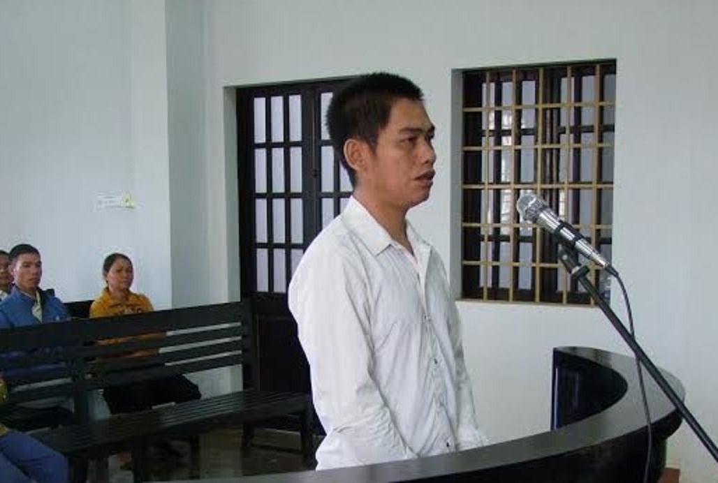 Bị cáo tại phiên tòa xét xử.