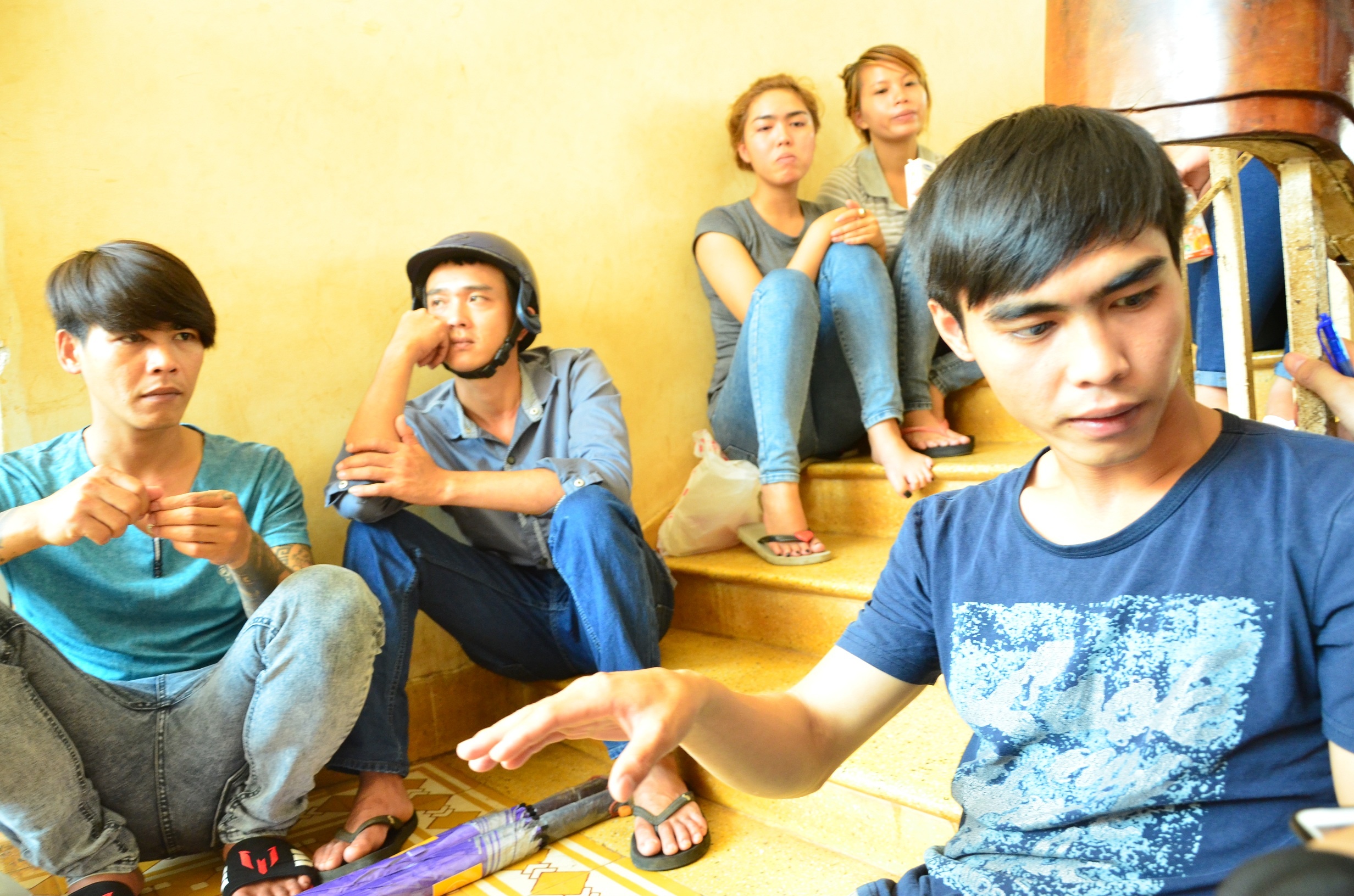 Anh Nhật kể lại vụ việc.